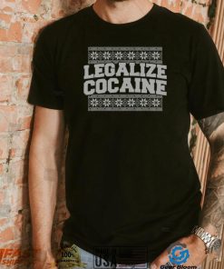 2022 Legalize cocaine tacky Ugly Christmas sweatshirt