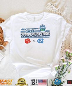 2022 Subway ACC Football Championship Game Clemson Vs North Carolina Shirt