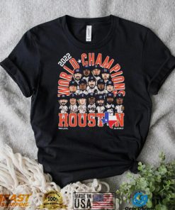 2022 World Baseball Champions Houston Astros Team Caricature shirt