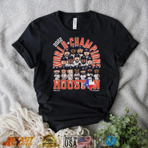 2022 World Baseball Champions Houston Astros Team Caricature shirt