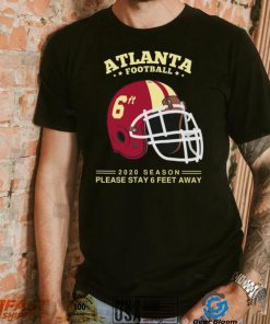 2020 NFL Atlanta Falcons Spirit Stay 6ft Away Atlanta Falcons T Shirt