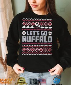 Buffalo Bills Let’s Go Buffalo Christmas Ugly Sweatshirt