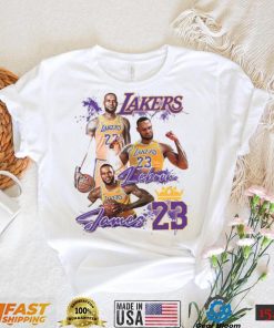 Lebron James T shirt, 23 Lakers Shirt, Los Angeles Lakers Shirt, NBA Team Lakers T Shirt