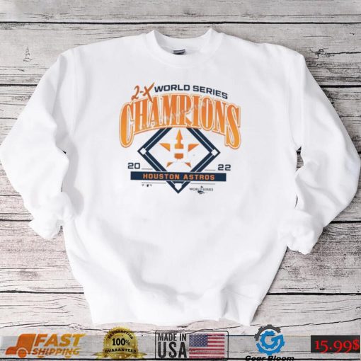 2X World Series Champions Houston Astros shirt