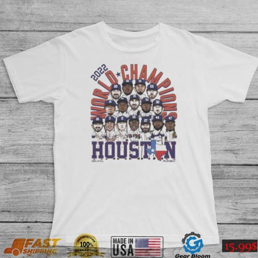 World Champions Houston Baseball Champs 2022 Caricature shirt