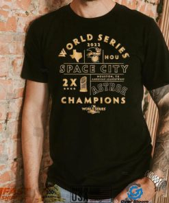 Houston Astros Space City Two Time World Series Champions Shirt