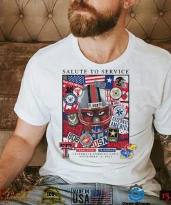 Texas Tech vs. Ku 2022 Salute to service T Shirt