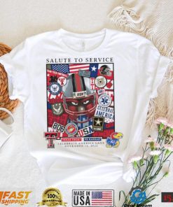 Texas Tech vs. Ku 2022 Salute to service T Shirt