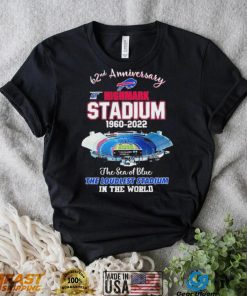 62nd Anniversary At Highmark Stadium 1960 2022 The Sea Of Blue Buffalo Bills Shirt