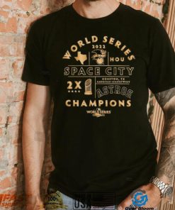 Houston Astros Space City Two Time World Series Champions Shirt