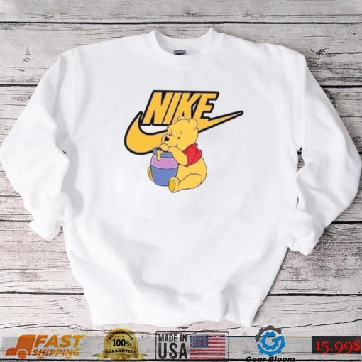 Nike Logo Mix Winnie The Pooh Disney Character Unisex Sweatshirt