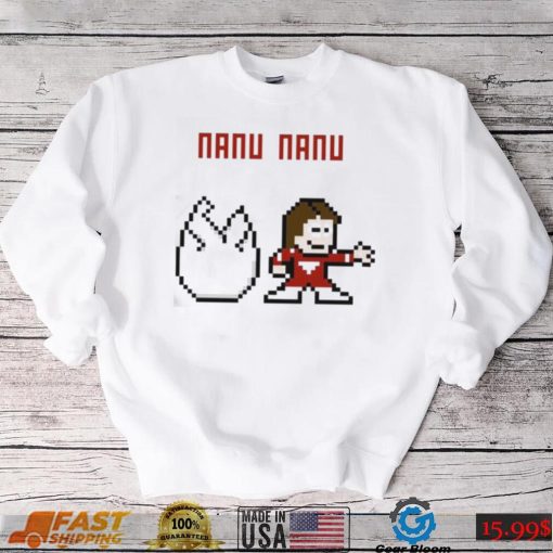 8bit Mork Robin Williams Nanu Nanu Shirt