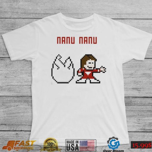 8bit Mork Robin Williams Nanu Nanu Shirt