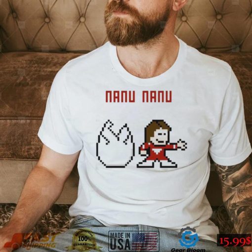 8bit Mork Robin Williams Nanu Nanu Shirt