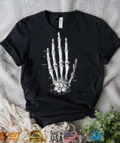 Skeleton hand quiet life art shirt