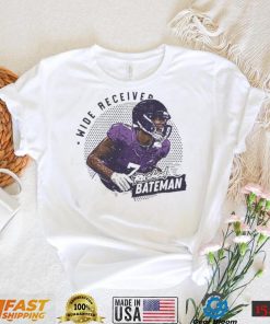 Rashod Bateman Baltimore Ravens Dots Wide Receiver shirt