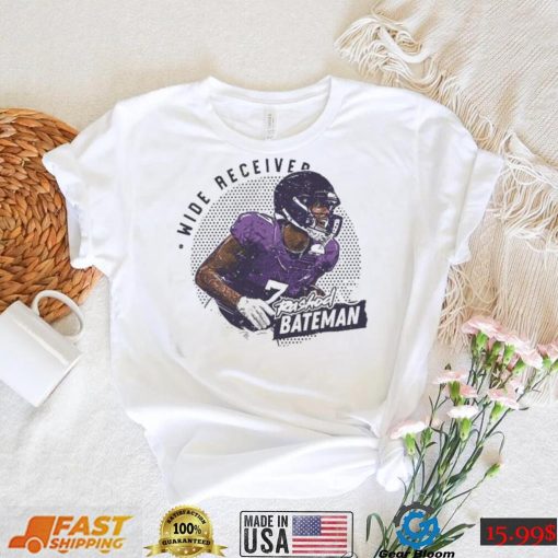 Rashod Bateman Baltimore Ravens Dots Wide Receiver shirt