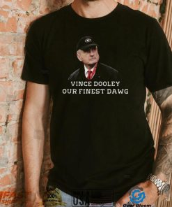 Vince Dooley our finest dawg Georgia Football coach t shirt