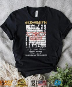 Aerosmith Dream On Lyrics Thank You For The Memories Shirt