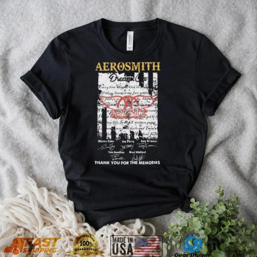 Aerosmith Dream On Lyrics Thank You For The Memories Shirt