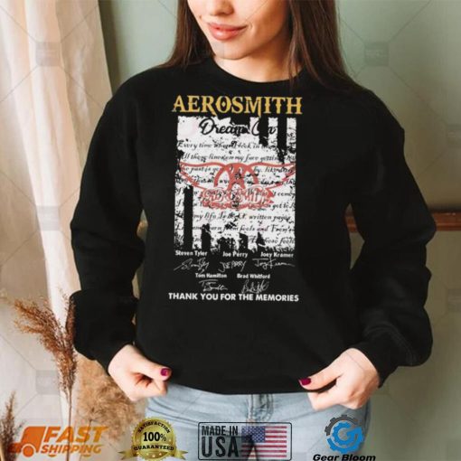 Aerosmith Dream On Lyrics Thank You For The Memories Shirt