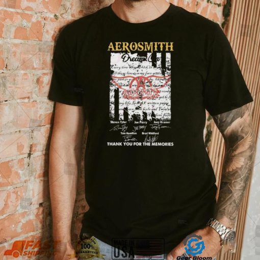 Aerosmith Dream On Lyrics Thank You For The Memories Shirt