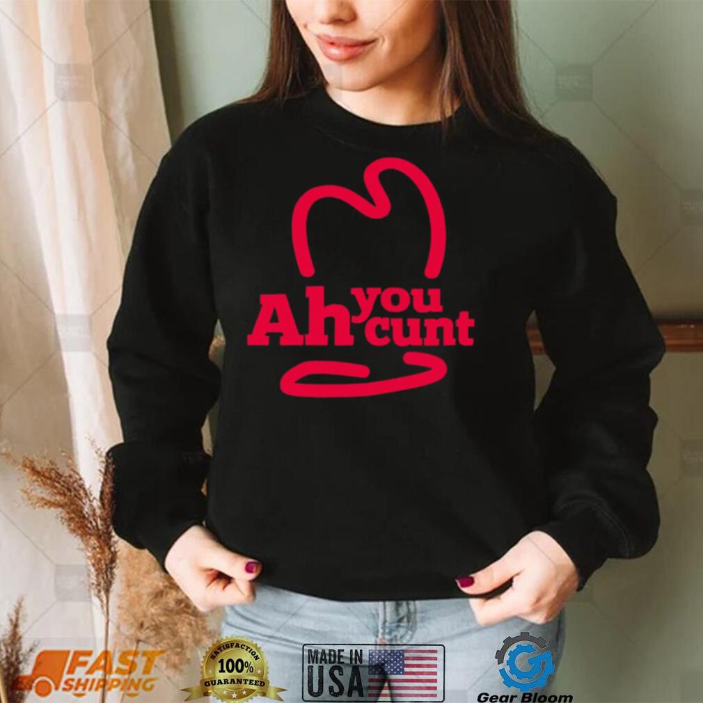 Ah you cunt logo shirt Ah you cunt logo shirt