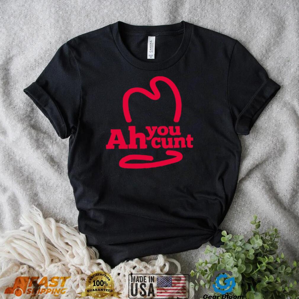 Ah you cunt logo shirt Ah you cunt logo shirt