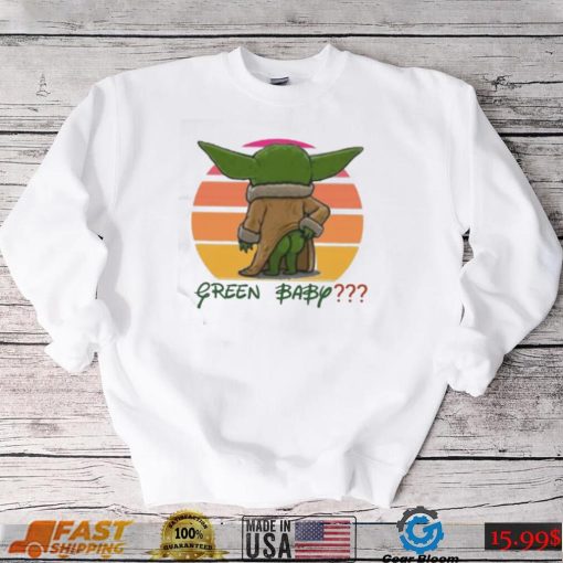 Alien Green Baby Legendary Animals Grogu Yoda Vintage Shirt