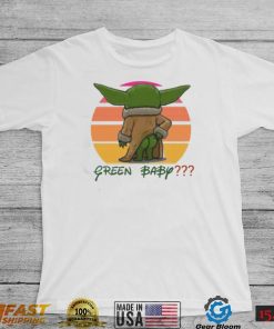 Alien Green Baby Legendary Animals Grogu Yoda Vintage Shirt