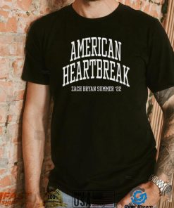 American Heartbreak Tour Zach Bryan Album T Shirt