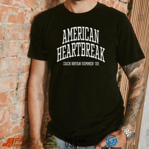 American Heartbreak Tour Zach Bryan Album T Shirt