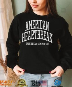 American Heartbreak Tour Zach Bryan Album T Shirt