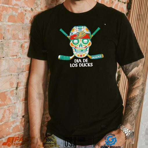 Anaheim Ducks Sugar Skull Dia De Los Ducks shirt