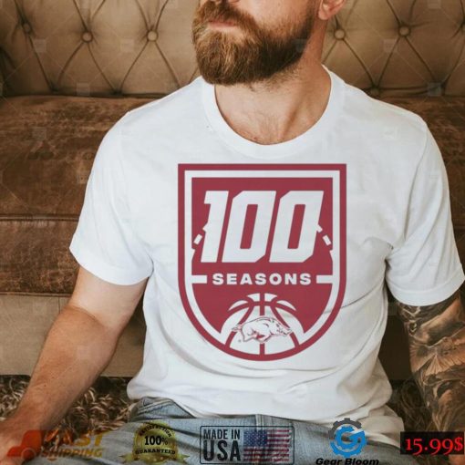 Arkansas Basketball 100 Seasons T shirt