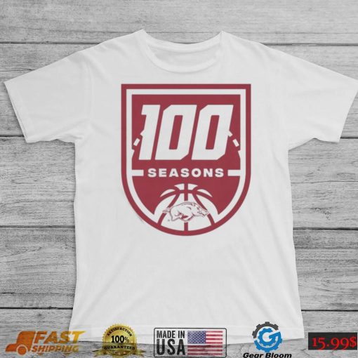 Arkansas Basketball 100 Seasons T shirt