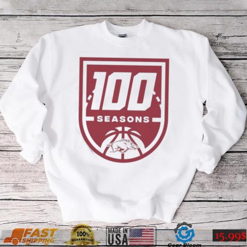 Arkansas Basketball 100 Seasons T shirt