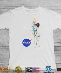 Astronaut Watercolor Nasa T Shirt