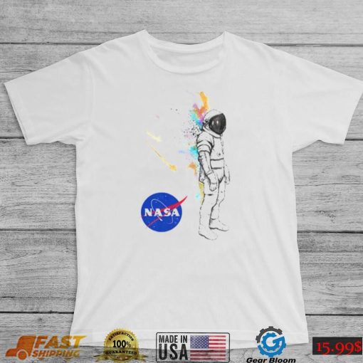 Astronaut Watercolor Nasa T Shirt