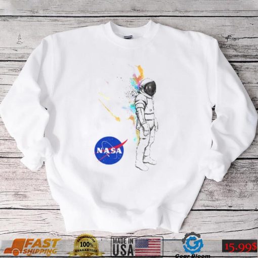 Astronaut Watercolor Nasa T Shirt