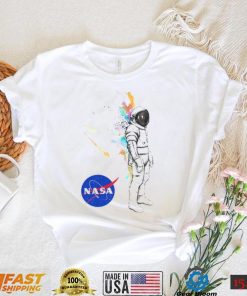 Astronaut Watercolor Nasa T Shirt