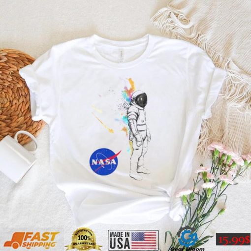 Astronaut Watercolor Nasa T Shirt