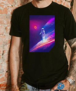 Astronaut walking in Space shirt