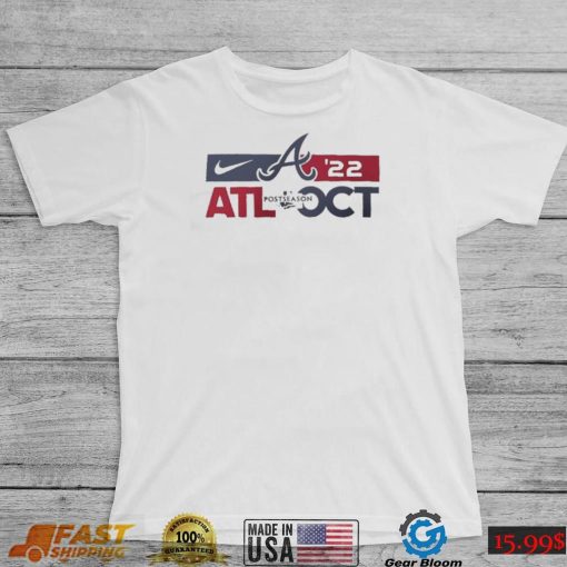 Atlanta Braves Nike 2022 Postseason T Shirt