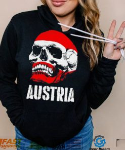 Austria flag skull Austrian Pride shirt