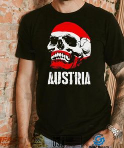 Austria flag skull Austrian Pride shirt