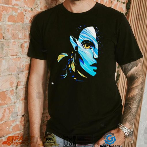 Avatar the way of water Neytiri Na’vi Ocean half face shirt