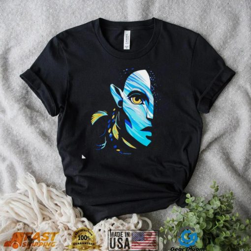 Avatar the way of water Neytiri Na’vi Ocean half face shirt