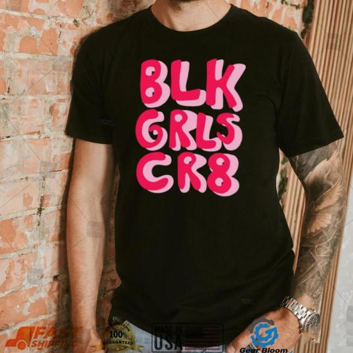 BLK GRLS CR8 logo shirt