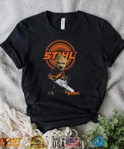 Baby Groot Stihl Logo American 2022 Shirt